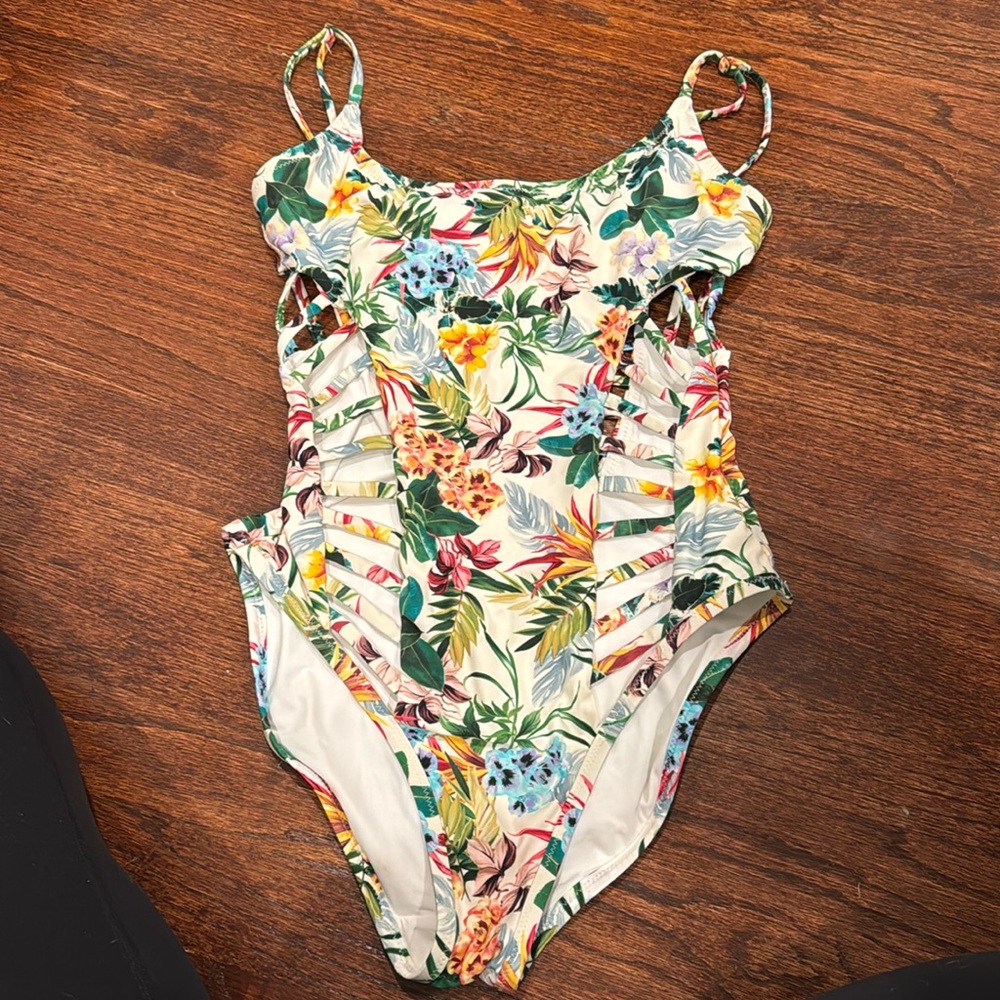 Red Carter Bathing Suit